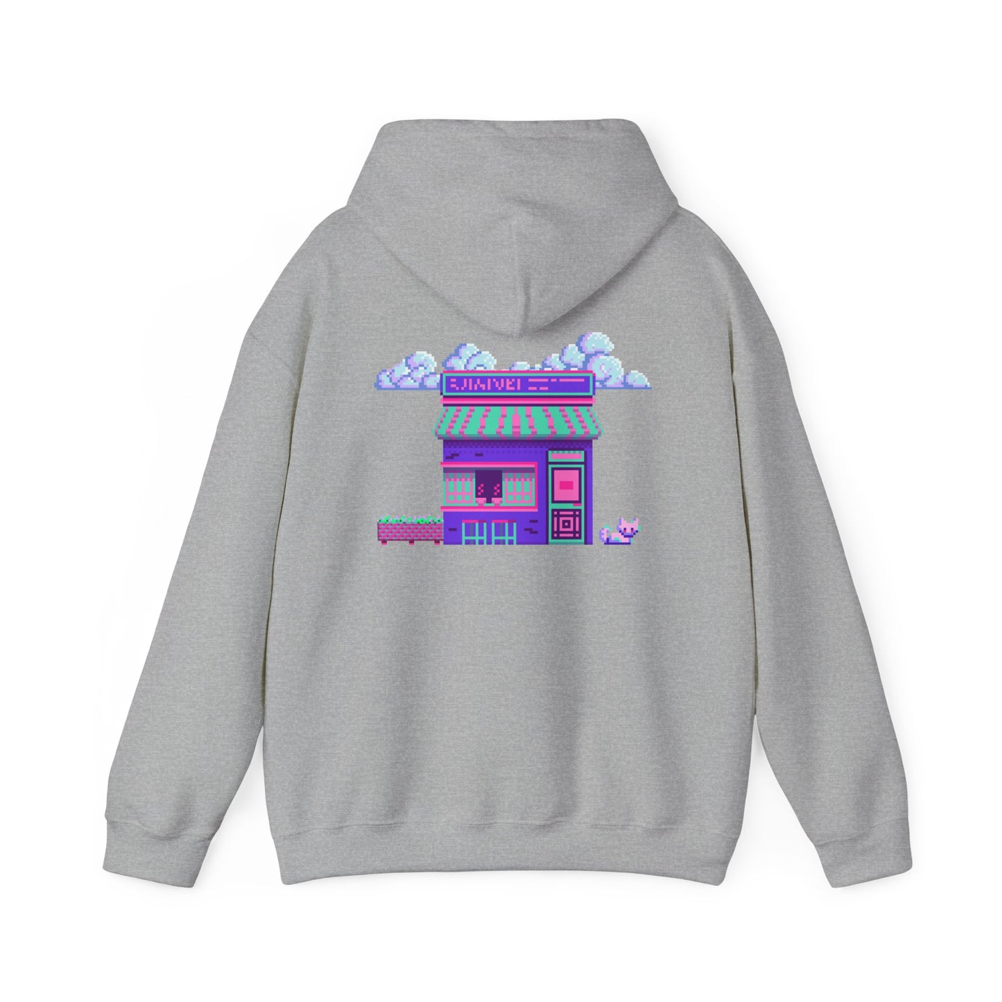 Vibrant Pixel Hoodie: Cozy Unisex Sweatshirt for Casual Styles, Perfect for Gifting, Everyday Comfort, Unique Streetwear, Retro Vibe