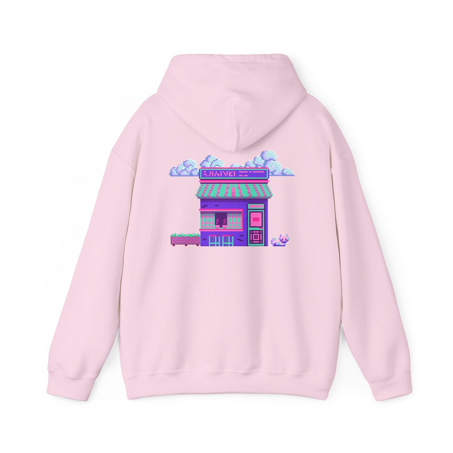 Vibrant Pixel Hoodie: Cozy Unisex Sweatshirt for Casual Styles, Perfect for Gifting, Everyday Comfort, Unique Streetwear, Retro Vibe