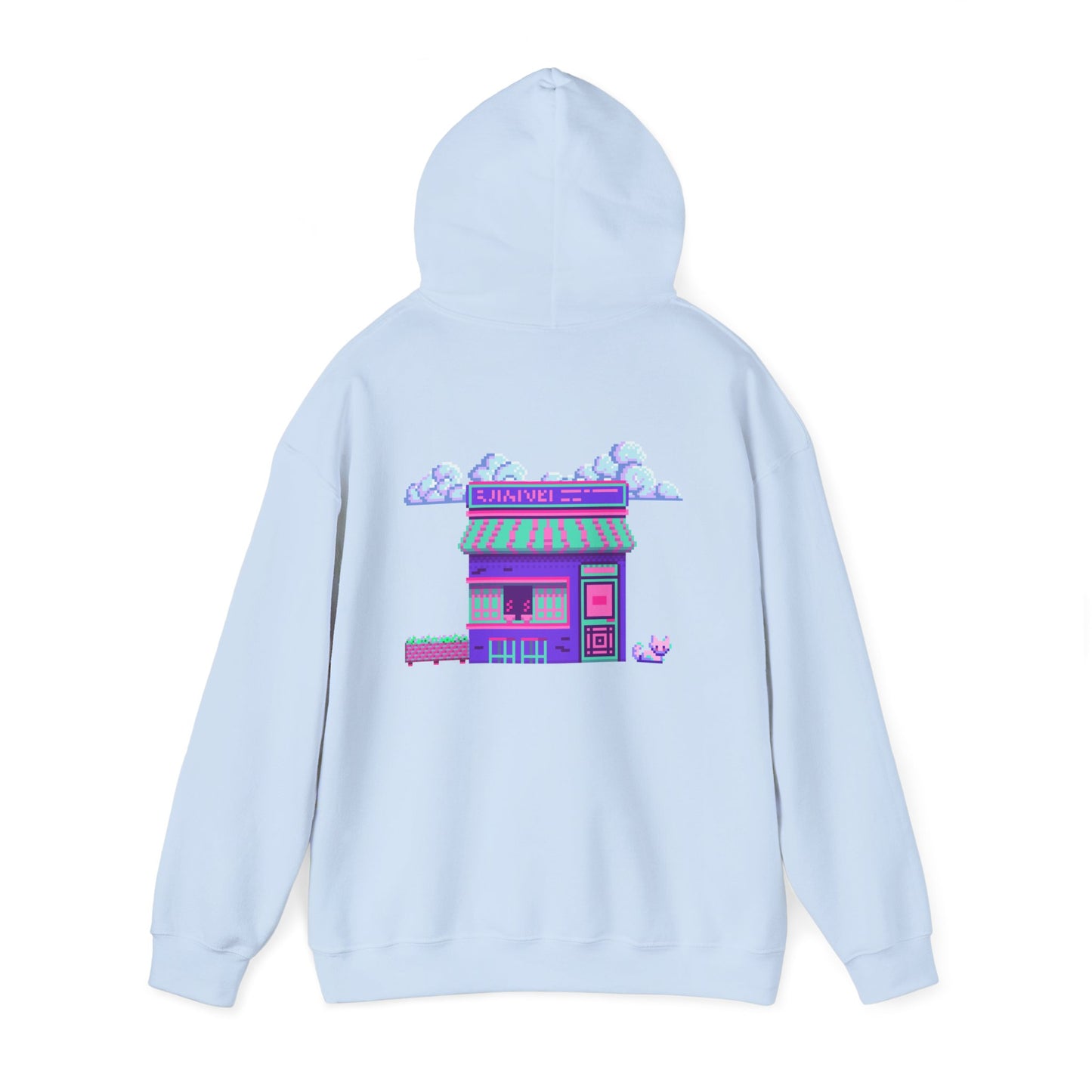 Vibrant Pixel Hoodie: Cozy Unisex Sweatshirt for Casual Styles, Perfect for Gifting, Everyday Comfort, Unique Streetwear, Retro Vibe