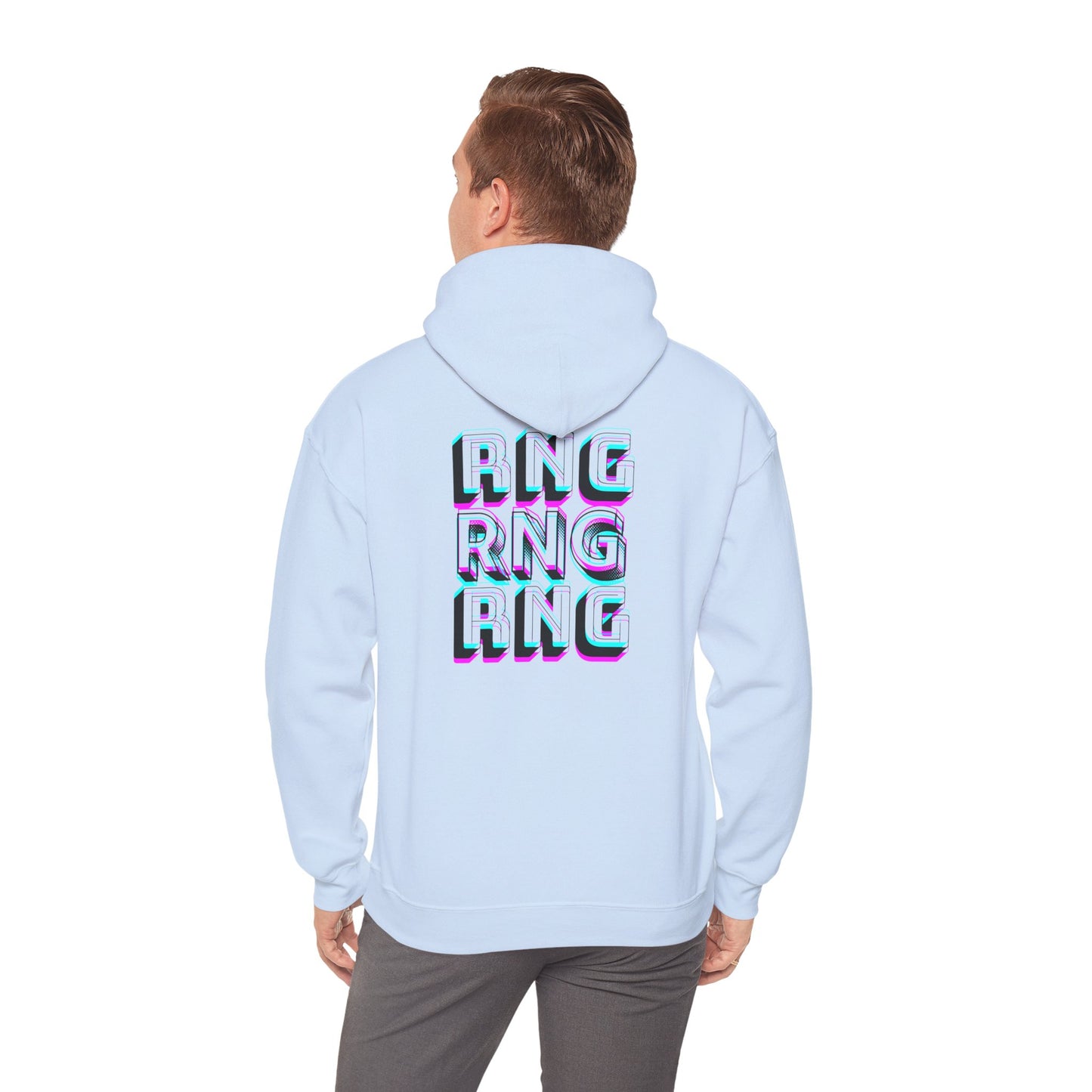 RNG Graphic Hoodie, Cozy Sweatshirt, Gamer Fashion, Casual Wear, Unisex Gift, Fall/Winter Style