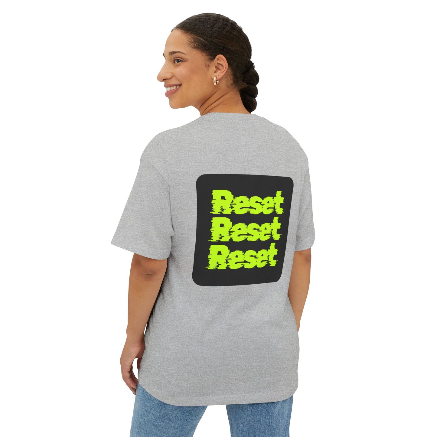 100% Reset Speedrunner T-Shirt | Gamer Unisex Oversized Boxy Tee, Graphic T-Shirt, Streetwear Tee, Gift for Him/Her
