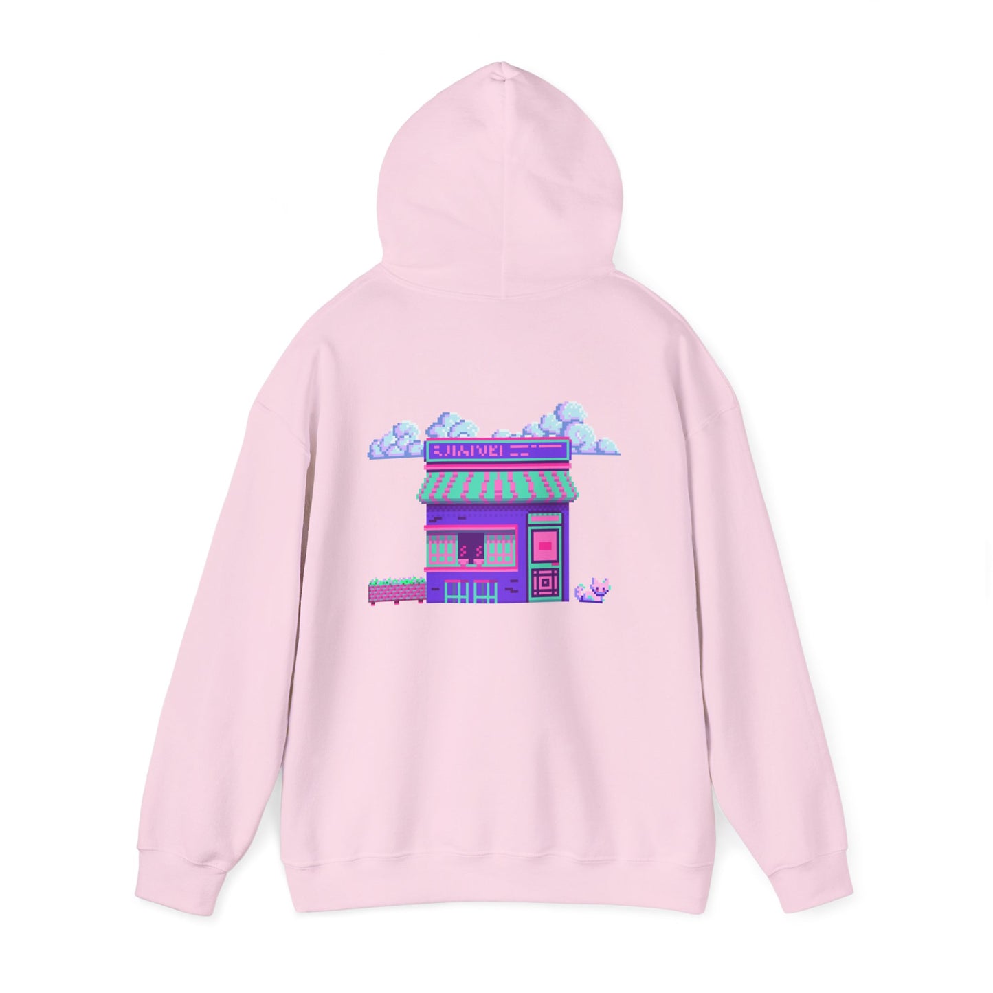 Vibrant Pixel Hoodie: Cozy Unisex Sweatshirt for Casual Styles, Perfect for Gifting, Everyday Comfort, Unique Streetwear, Retro Vibe