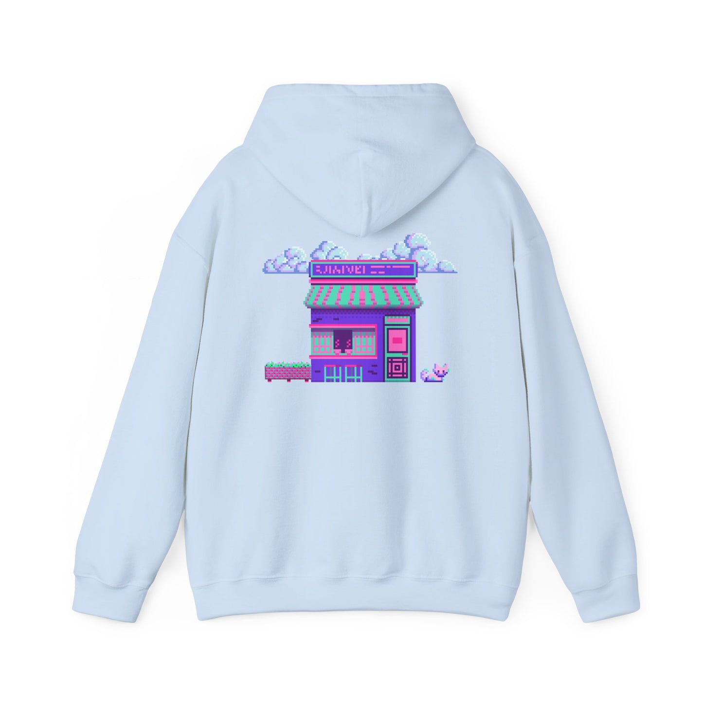 Vibrant Pixel Hoodie: Cozy Unisex Sweatshirt for Casual Styles, Perfect for Gifting, Everyday Comfort, Unique Streetwear, Retro Vibe