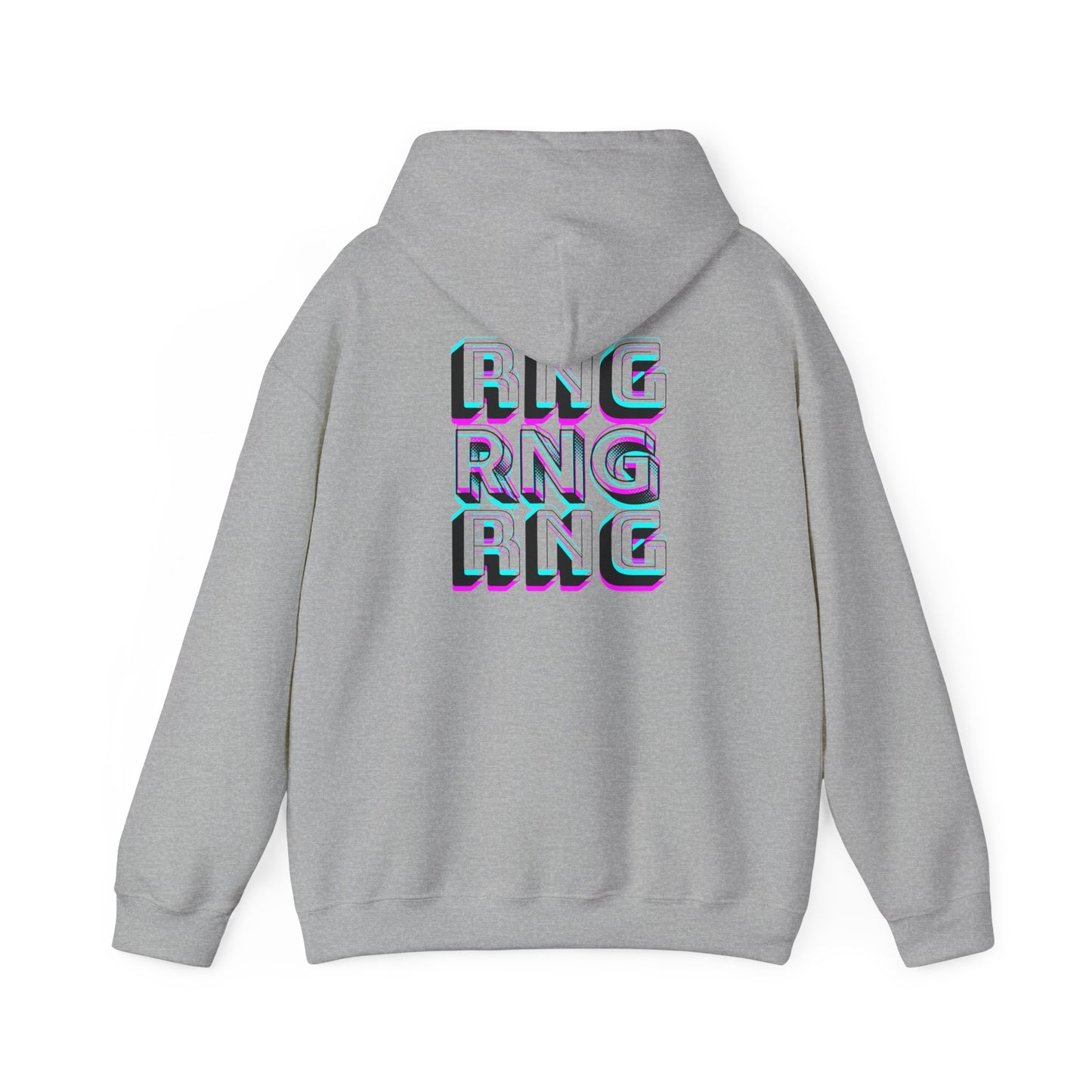 RNG Graphic Hoodie, Cozy Sweatshirt, Gamer Fashion, Casual Wear, Unisex Gift, Fall/Winter Style