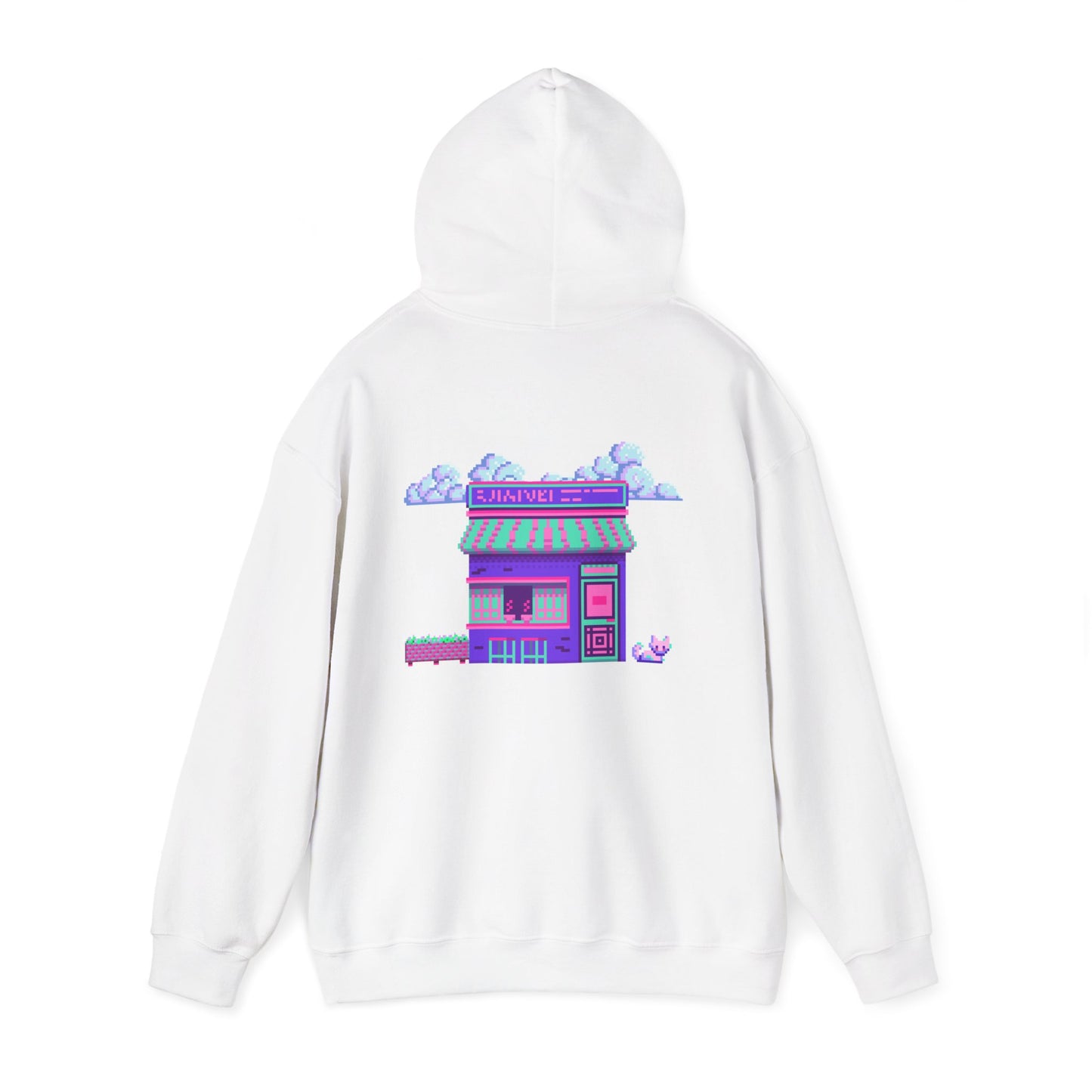 Vibrant Pixel Hoodie: Cozy Unisex Sweatshirt for Casual Styles, Perfect for Gifting, Everyday Comfort, Unique Streetwear, Retro Vibe
