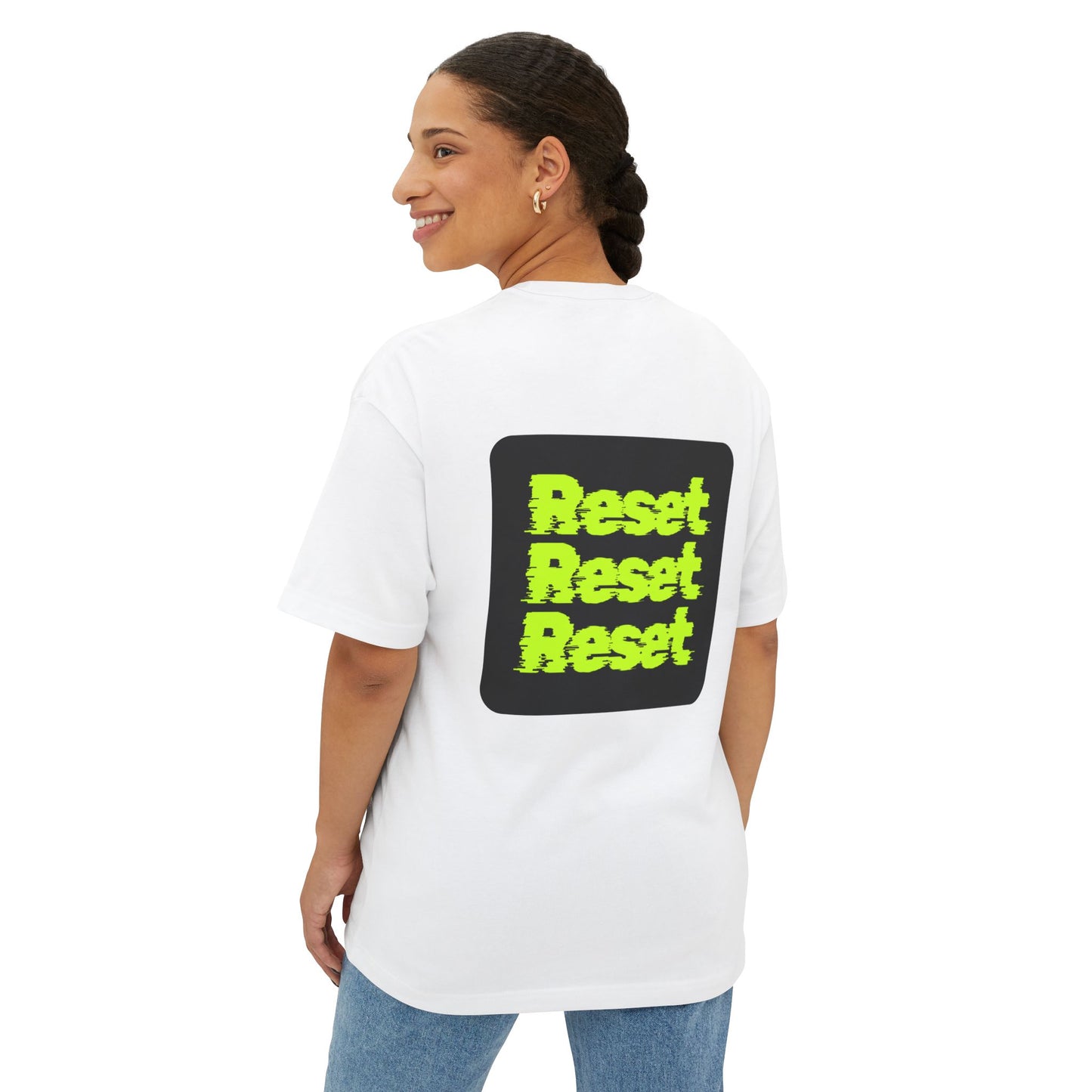 100% Reset Speedrunner T-Shirt | Gamer Unisex Oversized Boxy Tee, Graphic T-Shirt, Streetwear Tee, Gift for Him/Her