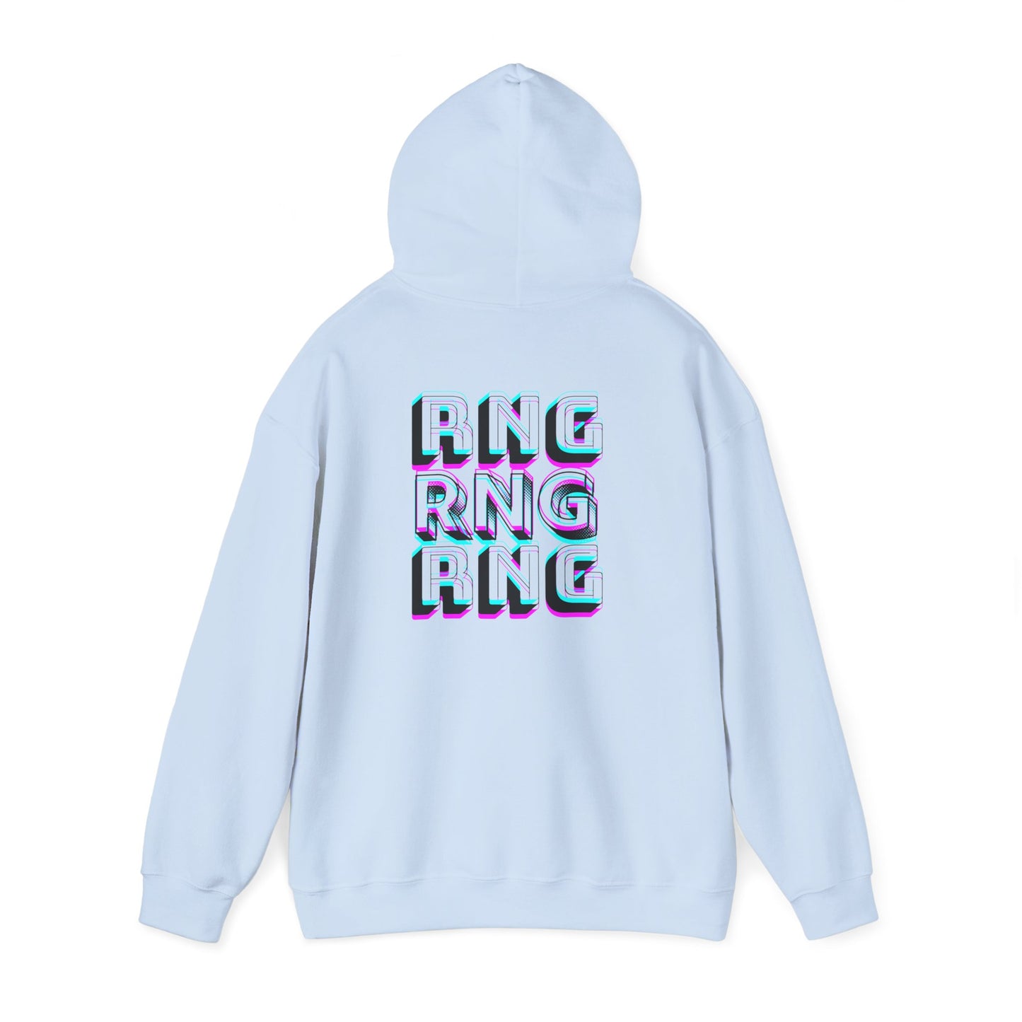 RNG Graphic Hoodie, Cozy Sweatshirt, Gamer Fashion, Casual Wear, Unisex Gift, Fall/Winter Style