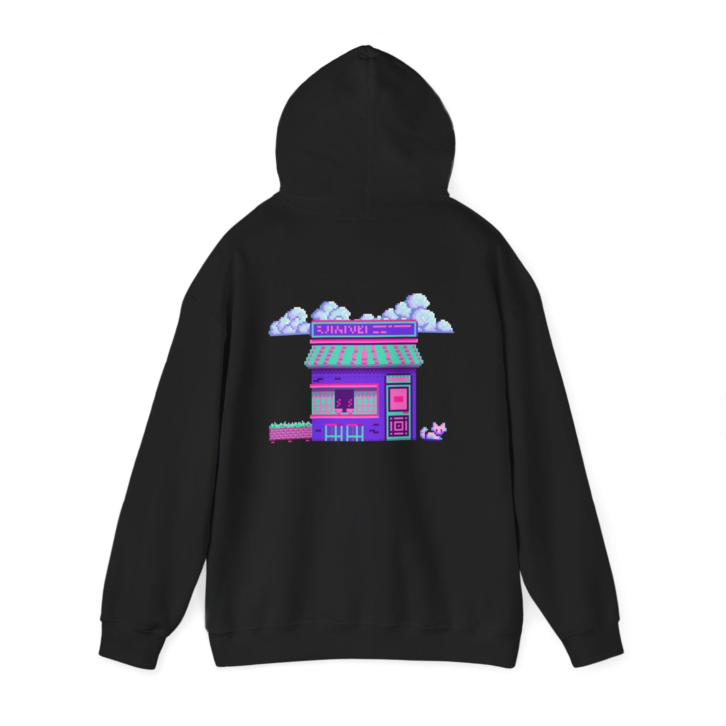 Vibrant Pixel Hoodie: Cozy Unisex Sweatshirt for Casual Styles, Perfect for Gifting, Everyday Comfort, Unique Streetwear, Retro Vibe